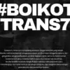 boikot trans7 karena apa