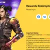 Kode Redem FF Free Fire
