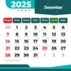 Kalender Desember 2025 Hari Libur