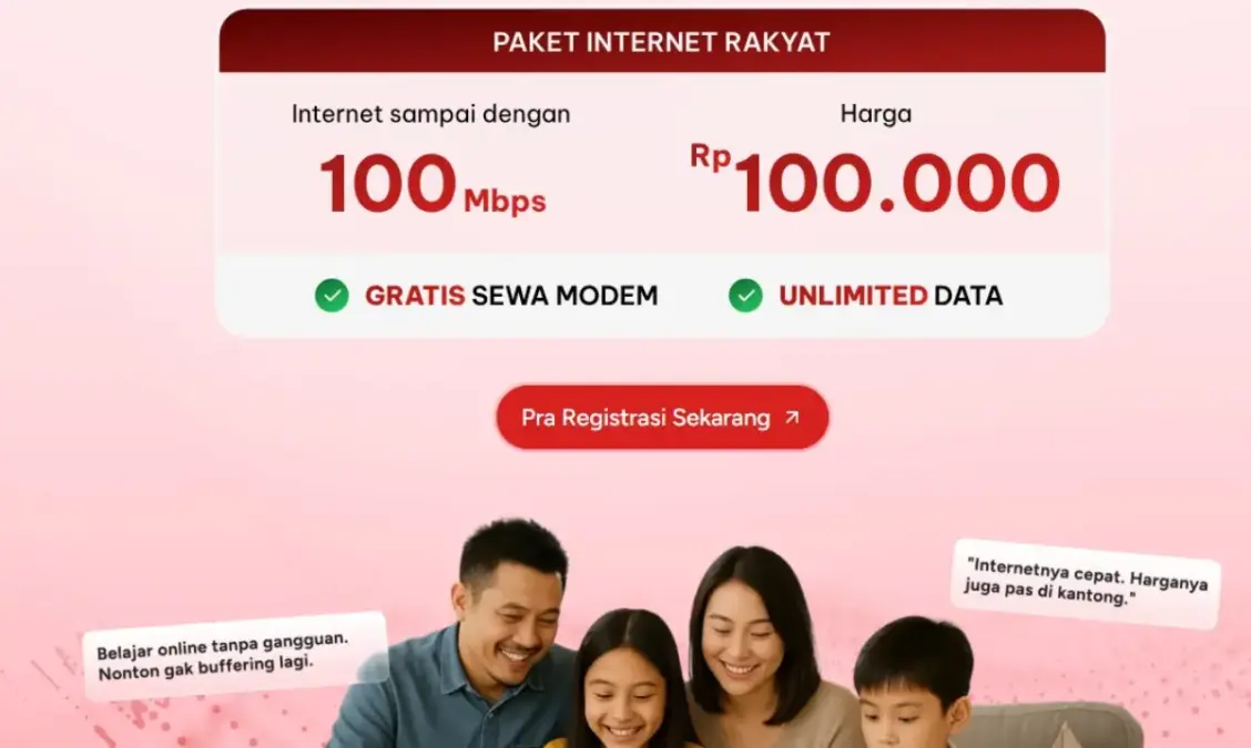Cara Registrasi Internet Rakyat 2025 Harga Internet Rakyat