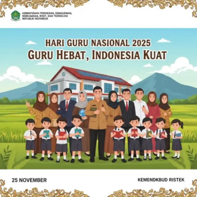 Tema Hari Guru Nasional Tahun 2025 Versi Kemedikdasmen dan Kemenag! Hari Guru Nasional 2025
