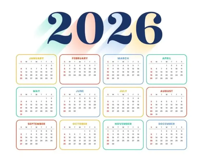 Kalender 2026