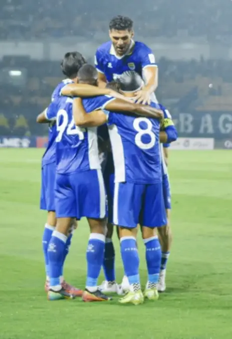 Lion City Sailors Vs Persib Bandung: Incar Kemenangan Untuk Lolos Ke BabaK 16 Besar ACL 2 Perayaan Pemain Persib Bandung Ketika Mencetak Gol Melawan Selangor