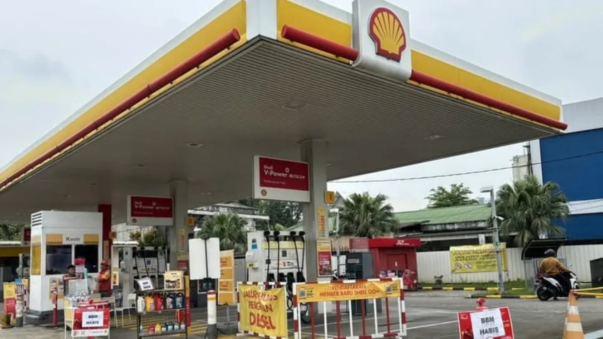 Shell Super Masih Kosong, Vivo dan BP Sudah Jual BBM RON 92 SPBU Shell Indonesia Cipondoh 1, Buaran Indah, Kecamatan Tangerang, Kota Tangerang