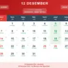 Kalender Tanggal Merah Desember
