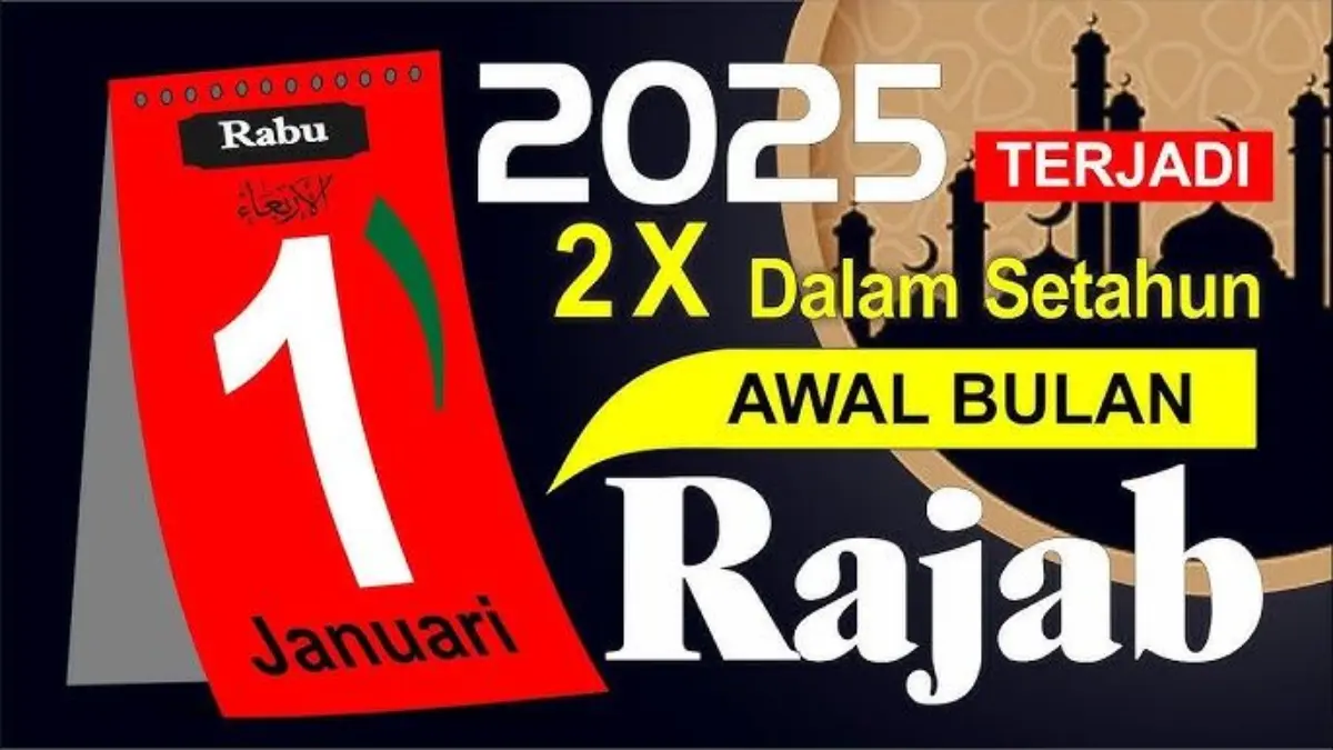 amalan 1 rajab 2025