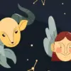 Ilustrasi zodiak Capricorn dan Virgo (freepik)