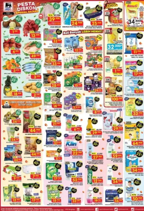ilustrasi brosur pesta diskon superindo