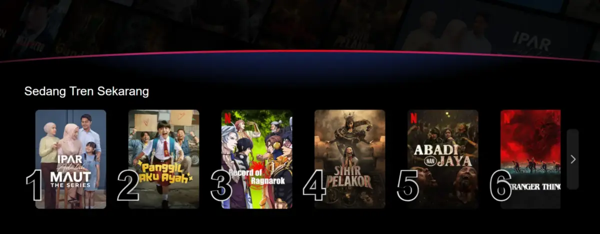 10 Film Paling Tren Di Netflik Minggu ini, Wajib Masuk List Tontonan Rekomendasi film Netflik yang lagi Tren