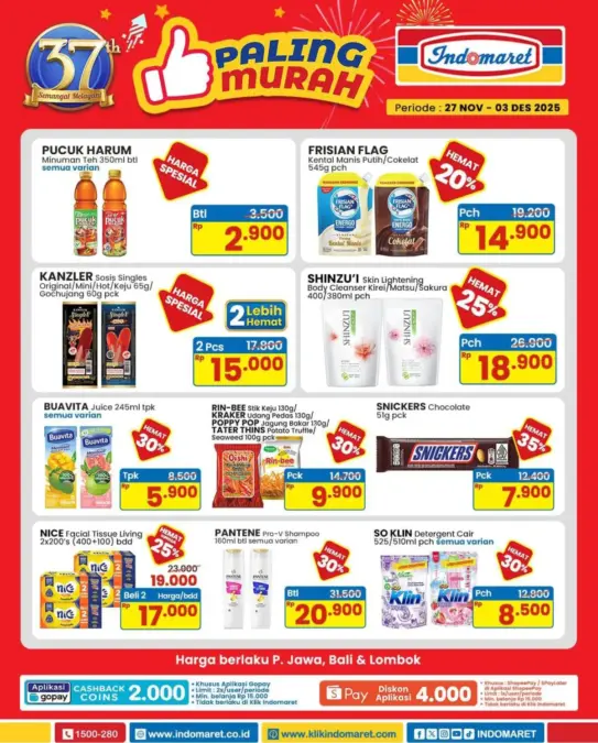 Promo Indomaret Paling Murah Periode 27 November - 3 Desember 2025