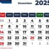 Kalender Bulan Desember 2025