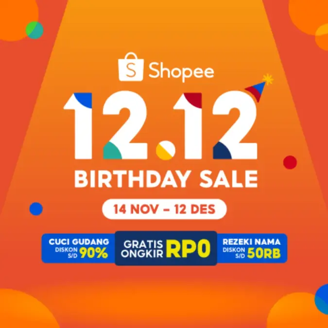 Belanja Online Heboh! Siap-siap Sambut Promo Akhir Tahun Shopee 2025 Promo Shopee 12.12 Desember 2025