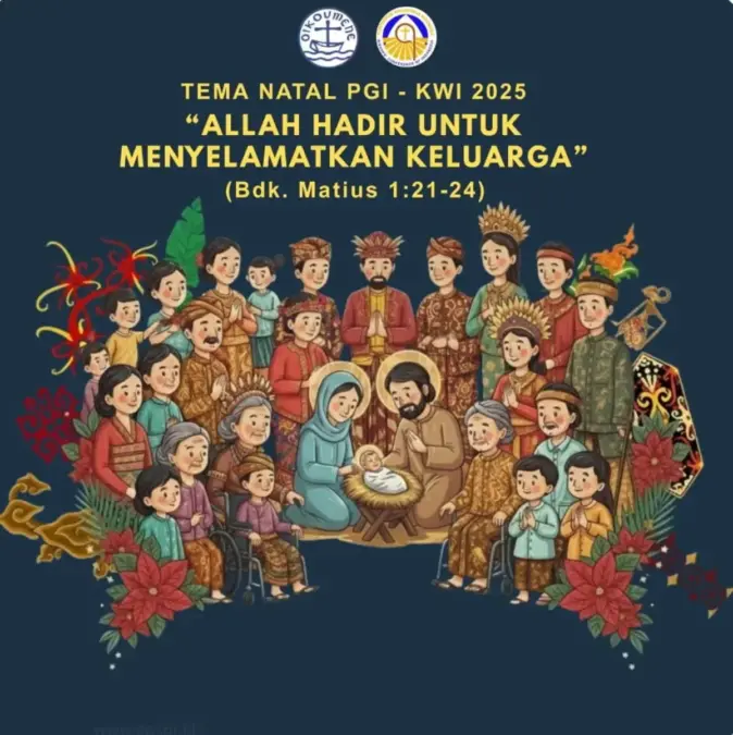 Tema Natal Nasional 2025: Allah Hadir Menyelamatkan Keluarga tema natal nasional