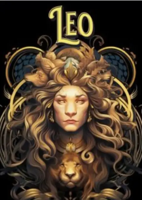 Ilustrasi gambar Zodiak Leo